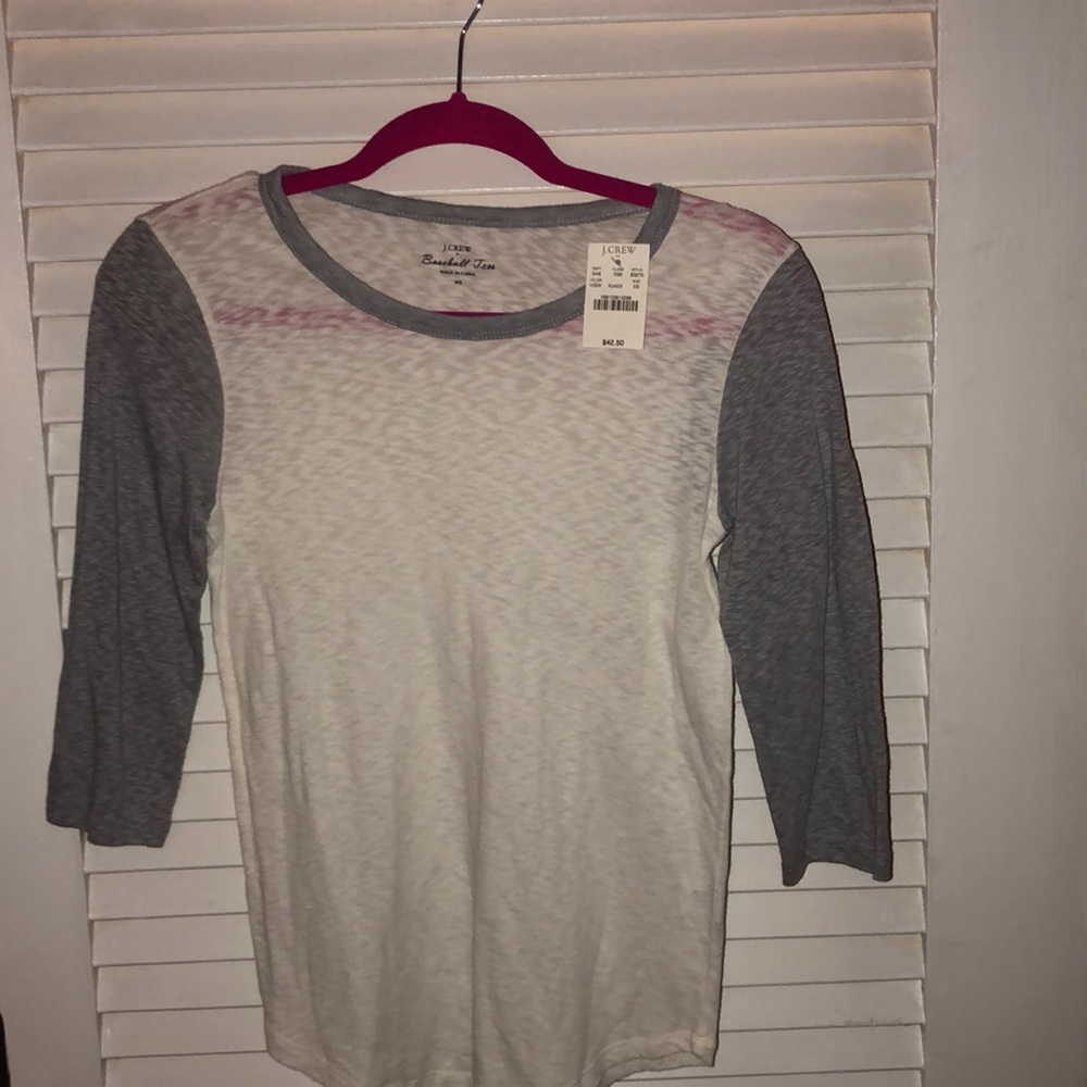 J. Crew Baseball Tee
